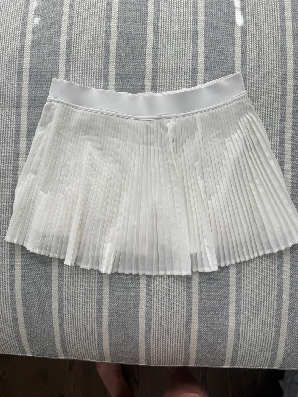 lululemon athletica White Pleated A-Line Skirt